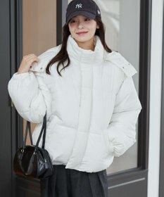 WEGO 【2WAYフード取り外し可能/あったかい】２WAYパディングブルゾン