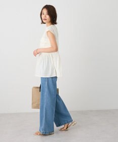 CRAFT STANDARD BOUTIQUE インド綿ドット刺繍ブラウス