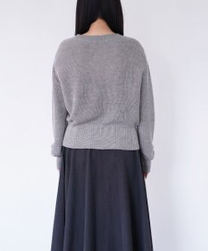 TOQUE 〈大草直子さんアドバイザー〉ベビーアルパカ×シルクハニカムニットトップス