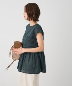 CRAFT STANDARD BOUTIQUE インド綿ドット刺繍ブラウス