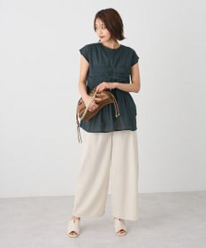 CRAFT STANDARD BOUTIQUE インド綿ドット刺繍ブラウス