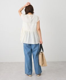 CRAFT STANDARD BOUTIQUE インド綿ドット刺繍ブラウス