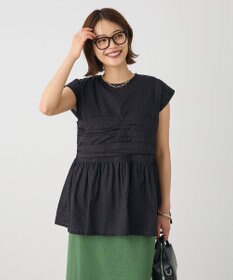 CRAFT STANDARD BOUTIQUE インド綿ドット刺繍ブラウス