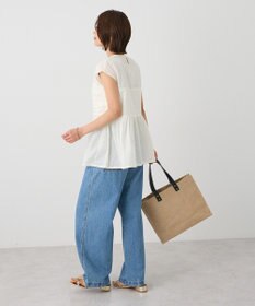 CRAFT STANDARD BOUTIQUE インド綿ドット刺繍ブラウス