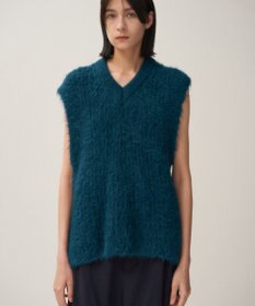 ATON ALPACA FUR | Vネックベスト