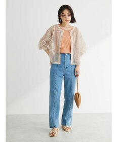 Green Parks ・ＥＬＥＮＣＡＲＥ　ＤＵＥ　２ｗａｙメッシュカーディガン