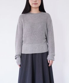 TOQUE 〈大草直子さんアドバイザー〉ベビーアルパカ×シルクハニカムニットトップス