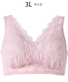 WACOAL 【ナイトアップブラ】 ノンワイヤー ナイトブラ 綿混 就寝時用 3Lまで対応 大きいサイズ レディース BXB168 /ワコール