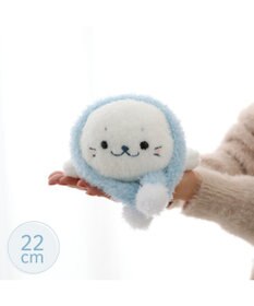 Mother garden しろたん マフラー付 ふわ雪 マスコット 22cm