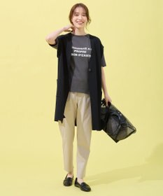 ANY L ロングニットジレ