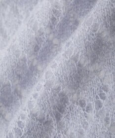 earth music&ecology キャットヤーン透かし編みニットプルオーバー