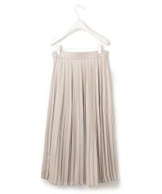 ICB 【洗える】 レザーライクプリーツスカート