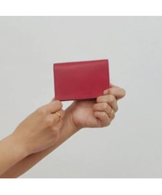 UNBILLION perche 牛革カラーコンビカードケース