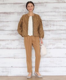 自由区 【洗える】TOROクルーネック ブラウス