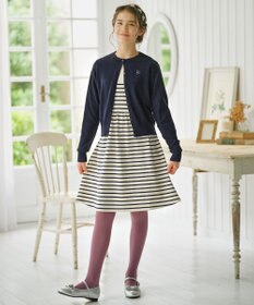 組曲 KIDS 【22-24㎝】かんたんストラップ バレエシューズ