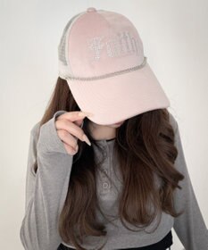 WEGO チェーンベロアメッシュキャップ