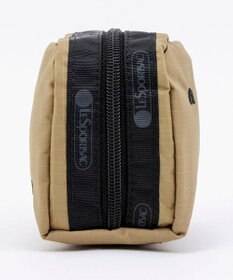 LeSportsac RECTANGULAR COSMETIC/モカブラックハートエンブロイダリー