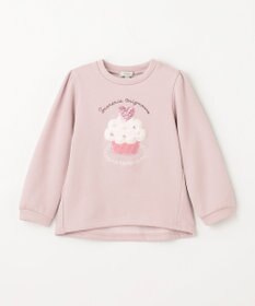 ANY KIDS 裏シャギー アップリケ トレーナー