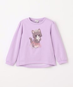 ANY KIDS 裏シャギー アップリケ トレーナー