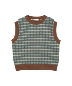 CRAFT STANDARD BOUTIQUE リンクスチェックニットベスト