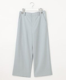 J.PRESS LADIES L 【洗える】シャークスキン セミワイド パンツ