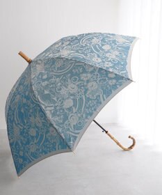 槇田商店 ＜商品閲覧数No.1＞Kirie 更紗 レイクブルー 長傘