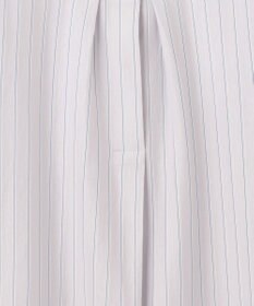 J.PRESS LADIES L 【イージーケア】ストライプジャージー バンドカラー カットソー