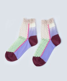 COQ しまうま シアーストライプソックス