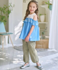 組曲 KIDS 【110-140㎝】 撥水カーゴパンツ