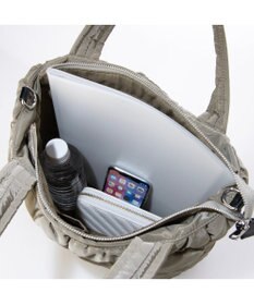 UNBILLION カシュカシュ cachecache / ゴムキルト2wayトートバッグ