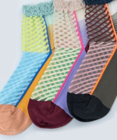 COQ しまうま シアーストライプソックス