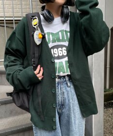 WEGO ドロップショルダーカーディガン