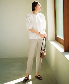 自由区 S 【カタログ掲載・洗える】エンブロイダリーローン ブラウス