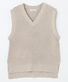 ANY Vネックラメニットベスト