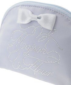 Maison de FLEUR シャイニーリボンラウンドポーチ