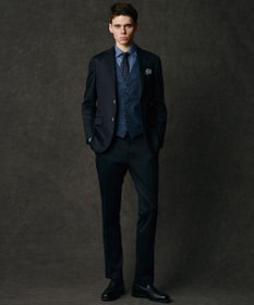 JOSEPH ABBOUD 【JAPANファブリック/ウールジャージー】T/Wピンチェックジャージー ジャケット