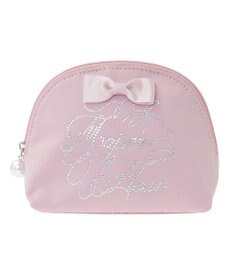 Maison de FLEUR シャイニーリボンラウンドポーチ