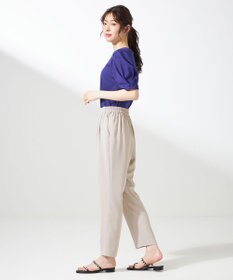 ANY SIS L 【接触冷感・吸水速乾・UVカット】サラキレイ テーパードパンツ