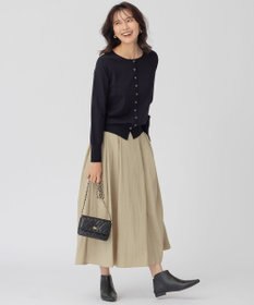 23区 【前後着用可能】ヴィスコースストレッチ カーディガン