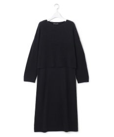 23区 S 【一部店舗限定/洗える】レイヤードニットツイン ワンピース