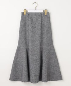 ANY SIS 【洗える】ラメツイードナローフレア スカート