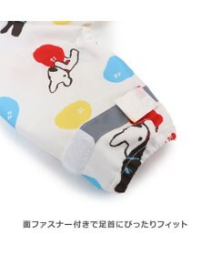 PET PARADISE リサとガスパール レインコート つなぎ《風船柄》 中型犬 大型犬