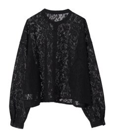 Green Parks ・ＥＬＥＮＣＡＲＥ　ＤＵＥ　バンドカラーレースシャツ