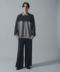 WEGO ドルマンポンチハーフZIPプルオーバー