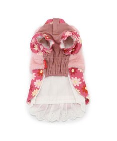 PET PARADISE ディズニー ミニーマウス ワンピース ベスト付き 《花柄 》小型犬