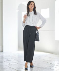 ANY 【2WAY/洗濯機可能】華やぎボウタイブラウス