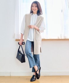 ANY 【洗濯機可/ストレッチ】デニムフレアパンツ