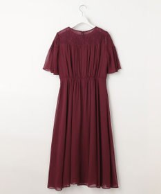 自由区 【WEB限定】シフォンレースコンビネーション ドレス