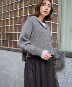 23区 【洗える】レイヤード チュール スカート