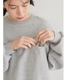 AMERICAN HOLIC ポケット付きバックドレープ裏毛プルオーバー